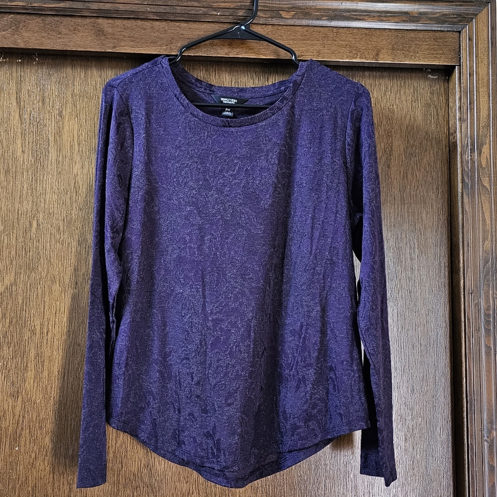 Women's purple top